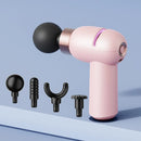 LC-005-Pink Portable Mini Massage Gun - Quiet Muscle Massager with 6 Speeds