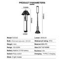 Multifunctional Telescopic Camping Lantern – Portable LED Light with Adjustable Height and USB-C Charging (Up to 51.8 cm)