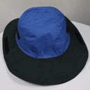 Blue Outdoor Waterproof Wide-Brim Rain Hat - Heavy-Duty Rain Protection