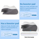 Ergonomic Memory Foam Pillow - Orthopedic Contour Pillow for Neck & Shoulder Support (61x43x13cm)
