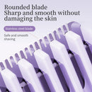 Purple Double-Headed Hair Removal Trimmer - Precision Shaving & Shortening with Type-C Charging