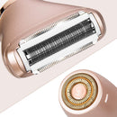2-in-1 Women's Hair Removal Device - Electric Shaver & Facial Epilator, USB Rechargeable, Waterproof