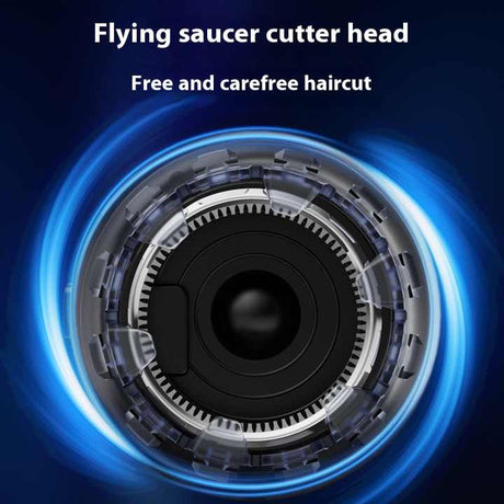 Ergonomic Cordless Hair Clipper with LCD Display - USB-C Rechargeable Head Shaver