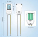 3-in-1 Soil Detector for pH, Moisture, and Temperature - Gardening Tool for Healthy Plants (Battery not included)
