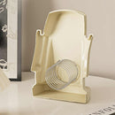 Black Versatile Desktop Headphone Stand & Tissue Box (23.5x17x14.5cm)