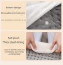 Premium Electric Foot Warmer - Fast Heating Pad with 9 Temperature Levels & 4 Timer Settings, Ultra-Soft Washable Lining for Home & Office