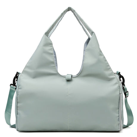 Green Stylish Women's Travel Bag - Large-Capacity Fitness & Yoga Bag with Separate Shoe Compartment