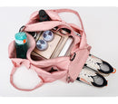 Green Stylish Women's Travel Bag - Large-Capacity Fitness & Yoga Bag with Separate Shoe Compartment