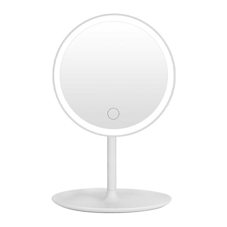 3PCS LED Makeup Mirror with Lights - Portable Tabletop Vanity Mirror, INS Style, White