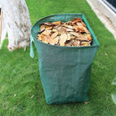 Heavy Duty Horizontal Garden Leaf Collection Bag - Large Capacity Waterproof Waste Scoop Tarp with Reinforced Handles for Lawn Debris, Grass, and Yard Cleanup