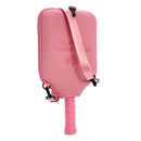 SA03 Pink Neoprene Pickleball Paddle Cover (racket not included)  - Protective Crossbody Bag with Adjustable Shoulder Strap and Fence Hook - Universal Lightweight Paddle Case for All Skill Levels