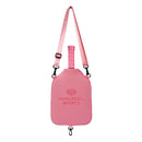 SA03 Pink Neoprene Pickleball Paddle Cover (racket not included)  - Protective Crossbody Bag with Adjustable Shoulder Strap and Fence Hook - Universal Lightweight Paddle Case for All Skill Levels