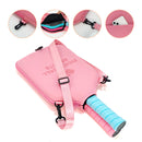 SA03 Pink Neoprene Pickleball Paddle Cover (racket not included)  - Protective Crossbody Bag with Adjustable Shoulder Strap and Fence Hook - Universal Lightweight Paddle Case for All Skill Levels