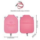 SA03 Pink Neoprene Pickleball Paddle Cover (racket not included)  - Protective Crossbody Bag with Adjustable Shoulder Strap and Fence Hook - Universal Lightweight Paddle Case for All Skill Levels