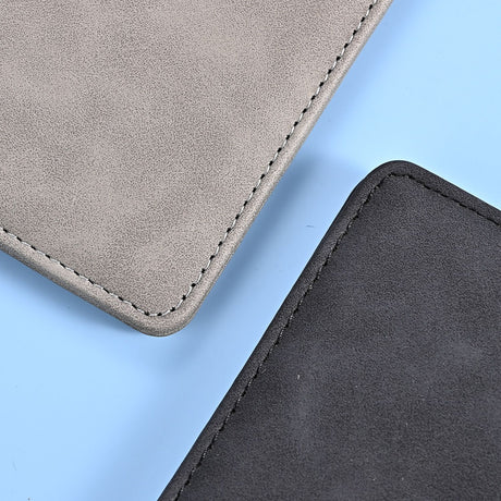 3 Pcs Premium PU Leather Car Registration and Insurance Holder - Slim Auto Document Organizer, Driver's License Wallet and Travel Passport Folder - Sky Blue