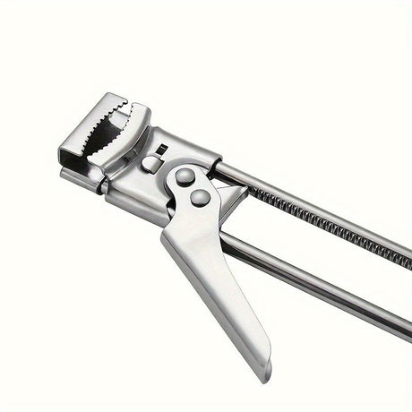 2 Set/4 Pcs Adjustable Jar Opener - Durable Stainless Steel Manual Lid Remover - Effortless Kitchen Gadget for Weak Hands and Seniors, Versatile Multi Size Can Opener, Space Saving Ergonomic Design