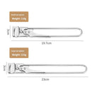 2 Set/4 Pcs Adjustable Jar Opener - Durable Stainless Steel Manual Lid Remover - Effortless Kitchen Gadget for Weak Hands and Seniors, Versatile Multi Size Can Opener, Space Saving Ergonomic Design