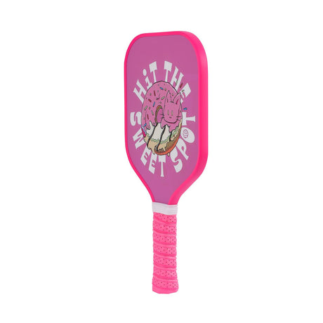【RT-015】Fiberglass Pickleball Paddle Set of 2 with 4 Balls and Carry Bag - 185g Single Paddle Weight - Beginner Friendly Starter Kit with Non-Slip Cushion Grip for Adults Kids and Outdoor Family Fun