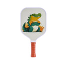 【RT-012】 Fiberglass Pickleball Paddle Set of 2 with 4 Balls and Carry Bag - 185g Single Paddle Weight - Beginner Friendly Starter Kit with Non-Slip Cushion Grip for Adults Kids and Outdoor Family Fun