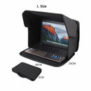 Laptop Sun Shade and Outdoor Privacy Hood - Fits Laptops up to 16 Inches Size L - Anti-Glare Screen Shield, Portable Foldable Design, Remote Work Essential for Park Beach and Outdoor Office Use