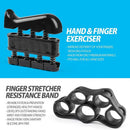 Black 5-Piece Hand Grip Strength Training Set – Adjustable Grip Exerciser, Silicone Grip Rings & Grip Ball