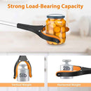 Orange Foldable  Grabber Tool with Silicone Non-Slip Claws – Ideal for Litter Picking, Outdoor Use, and Household Cleaning