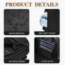 Light Blue Trendy Waterproof Sling Bag - Lightweight Crossbody Chest Pack, Adjustable Strap