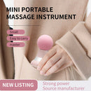 2 Pcs Grey And Green Mini Massage Gun - 6-Speed Muscle Relaxer, USB Rechargeable, Portable Fascia Massager for Home Use
