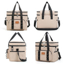 Navy Blue 23L Extra Large Insulated Cooler Bag with Double Layers - Perfect for Camping, Picnics, and Outdoor Adventures