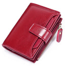 Brown Premium Genuine Leather RFID Blocking Women's Wallet - Lightweight, Multi-Functional, and Stylish