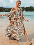 Style 5 Loose Fit Caftan Dress - Resort Style Beach Coverup for Women