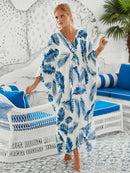 Style 9 Loose Fit Caftan Dress - Resort Style Beach Coverup for Women