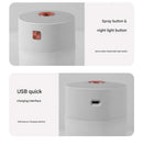 White 300ml USB Air Humidifier - Quiet Mini Humidifier for Bedroom, Office, Car