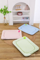 Pink Breathable Cooling Pet Mat - Ice Bean Summer Bed for Small Dogs (L : 50x65cm)