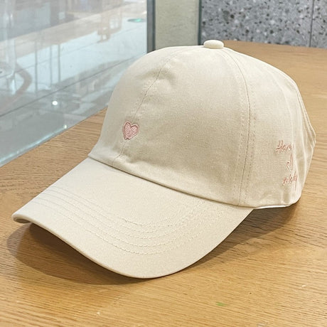 Beige Stylish Ponytail Opening Baseball Cap - Have a Nice Day