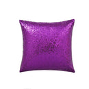 Shiny Sequin Pillowcase - Single-sided gorgeous pillowcase  (Purple pair: 45x45cm)