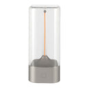 Silver Portable Magnetic Table Lamp with Bendable LED - USB-C Rechargeable