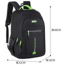 Black And Blue Large Capacity Business Backpack for Men and Women - Waterproof Laptop School Bag with Breathable Design