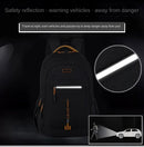 Black And Blue Large Capacity Business Backpack for Men and Women - Waterproof Laptop School Bag with Breathable Design