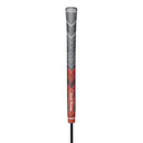2 Pcs Red MCC PLUS4 Midsize Golf Grip - Rubber and Cotton Thread Hybrid, 265 mm, 72g, Core 60