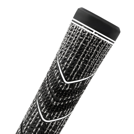 2 Pcs Red MCC PLUS4 Midsize Golf Grip - Rubber and Cotton Thread Hybrid, 265 mm, 72g, Core 60