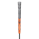 2 Pcs Orange MCC PLUS4 Midsize Golf Grip - Rubber and Cotton Thread Hybrid, 265 mm, 72g, Core 60