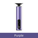 Purple Rechargeable Electric Foot File with 9 Speed Settings - Callus Remover for Smooth Feet
