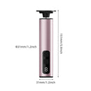 Purple Rechargeable Electric Foot File with 9 Speed Settings - Callus Remover for Smooth Feet