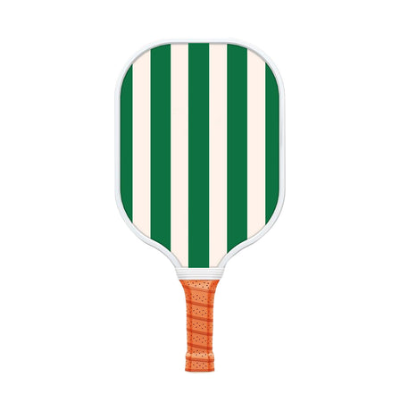 Style 4 White And Green T700 Carbon Fiber & Fiberglass Pickleball Paddle - Lightweight 220g with Anti-Slip TPU Grip for Training & Competition