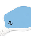Pink Fiberglass Pickleball Paddle Set - 2 Minimalist Paddles, 4 Balls, and Carry Bag for Outdoor Play