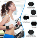 White Adjustable Silicone Wrist & Ankle Weights - 2lb Pair (900g) | Comfortable Fitness Resistance Bands for Workout, Running, Training