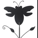 Colorful Butterfly Pattern Charming Metal Garden Stakes | Welcome Yard & Lawn Decor
