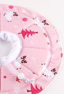 2 Pcs Size S Beige Comfortable Pet Recovery Collar | Waterproof Anti-Lick Collar for Cats & Dogs