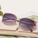 Pink Frame Chic Cat Eye Polarized Sunglasses for Women - Lightweight UV Protection Fashion Eyewear
